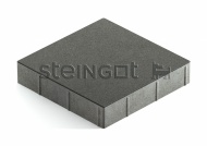 Steingot тротуарная плитка Стандарт ПРАКТИК 60 Квадрат, 300х300х60 серый
